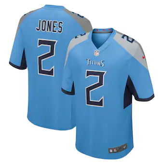 mens nike julio jones light blue tennessee titans game jers